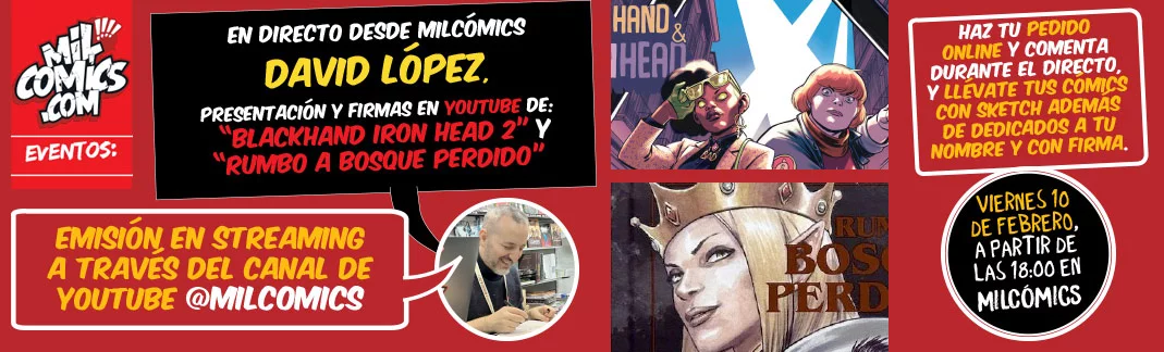 David L&oacute;pez autor de c&oacute;mic